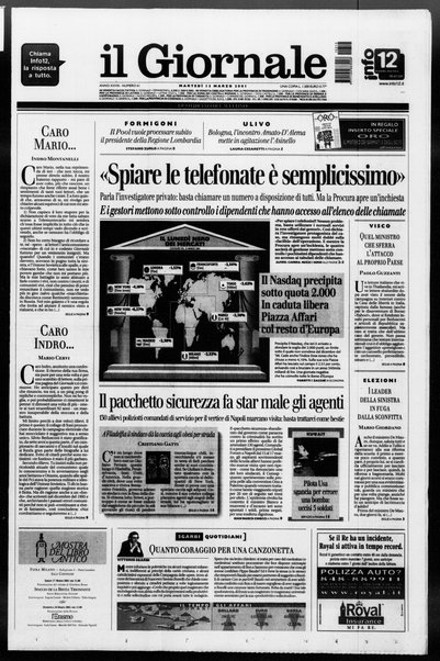 Il giornale : quotidiano del mattino